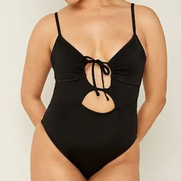 PINK Victoria's Secret Black One Piece Swimwear - Picture 12 of 12